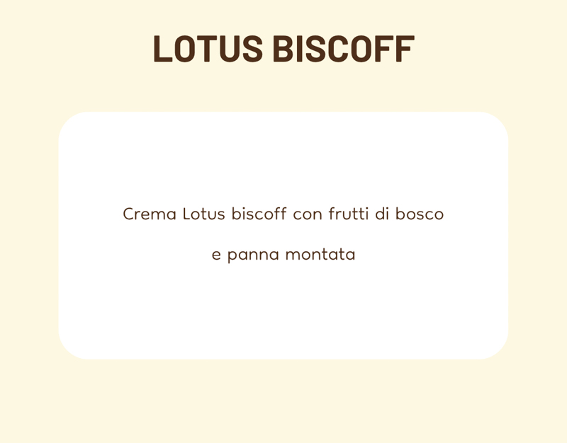 Lotus Biscoff scheda