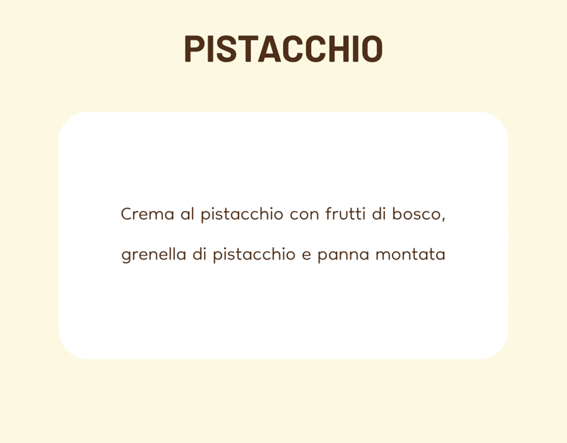 Pistacchio scheda